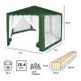 Садовый шатер Green Glade 6 граней